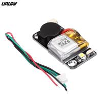 URUAV UR6 5V 110dB BB Alarm Buzzer Mini Tacker 36x18mm with Lipo Battery LED Light for RC Drone FPV 
